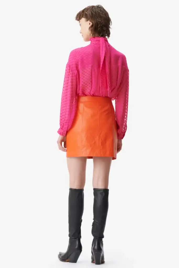 Lala Berlin Skirt Skyla viscose mix paprika Black Friday