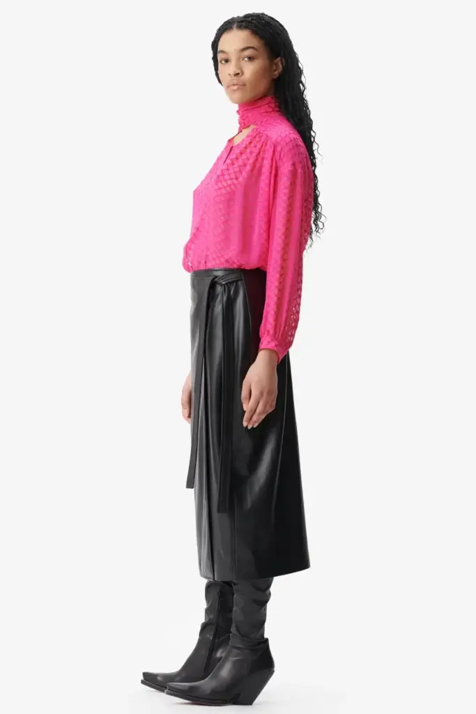 Lala Berlin Skirt Siana polyester mix black Cyber Monday