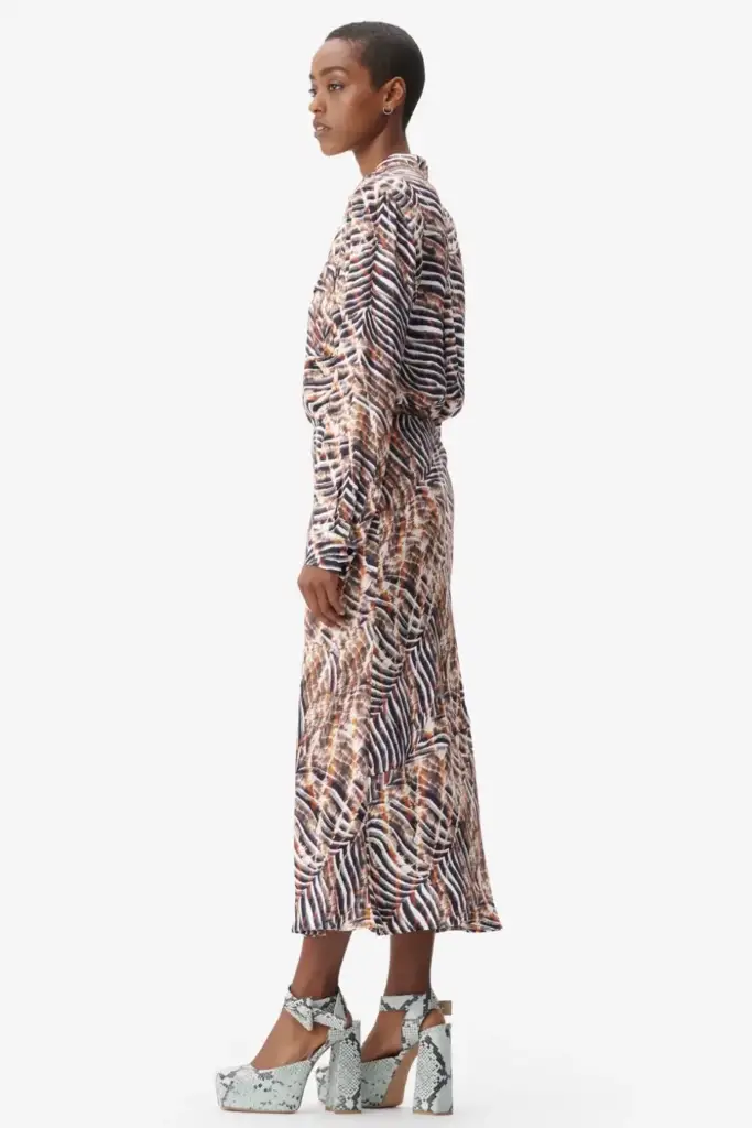 Lala Berlin Skirt Sasa viscose zebra shibori Muttertagsangebot