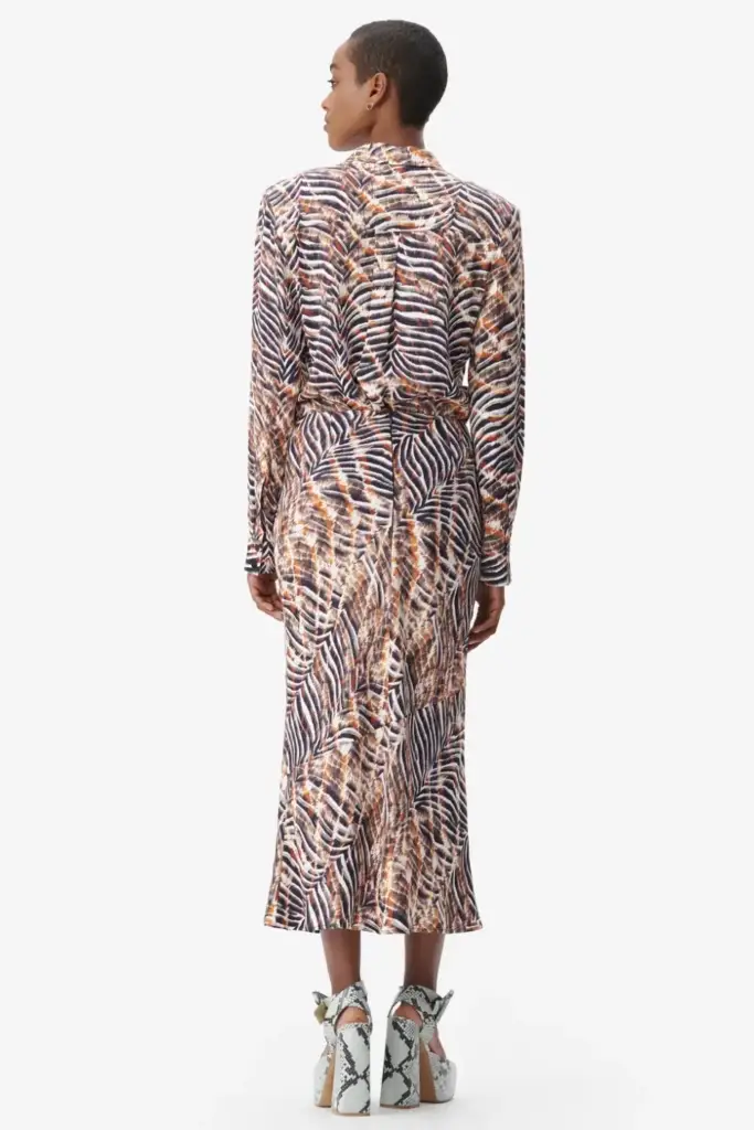 Lala Berlin Skirt Sasa viscose zebra shibori Muttertagsangebot