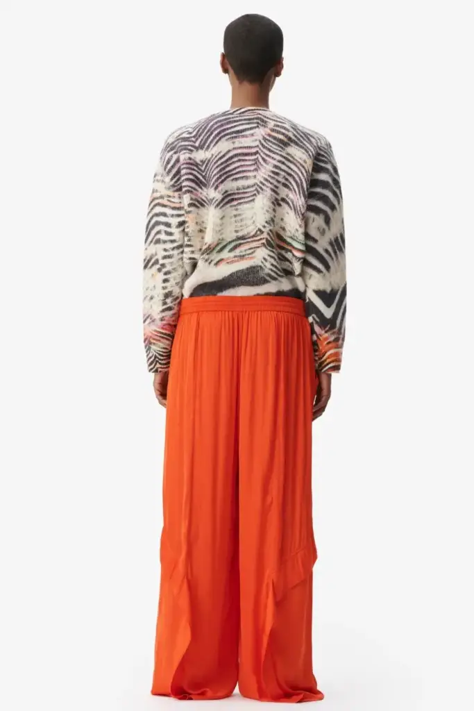 Lala Berlin Pants Perre polyester mix paprika Lagerräumung