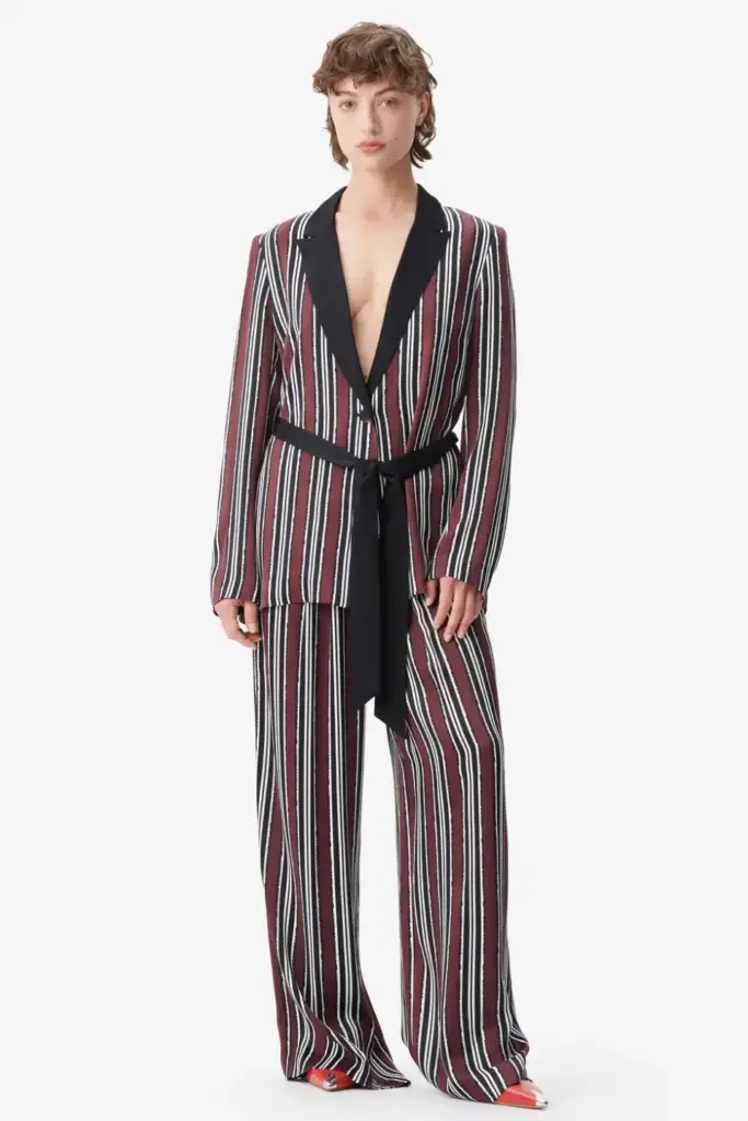 Lala Berlin Pants Perlo viscose shibori stripe Heißer Verkauf