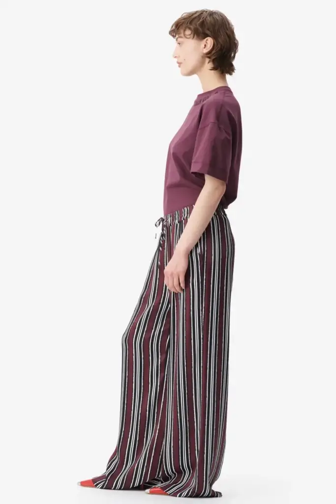 Lala Berlin Pants Perlo viscose shibori stripe Heißer Verkauf