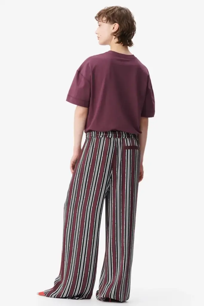 Lala Berlin Pants Perlo viscose shibori stripe Heißer Verkauf