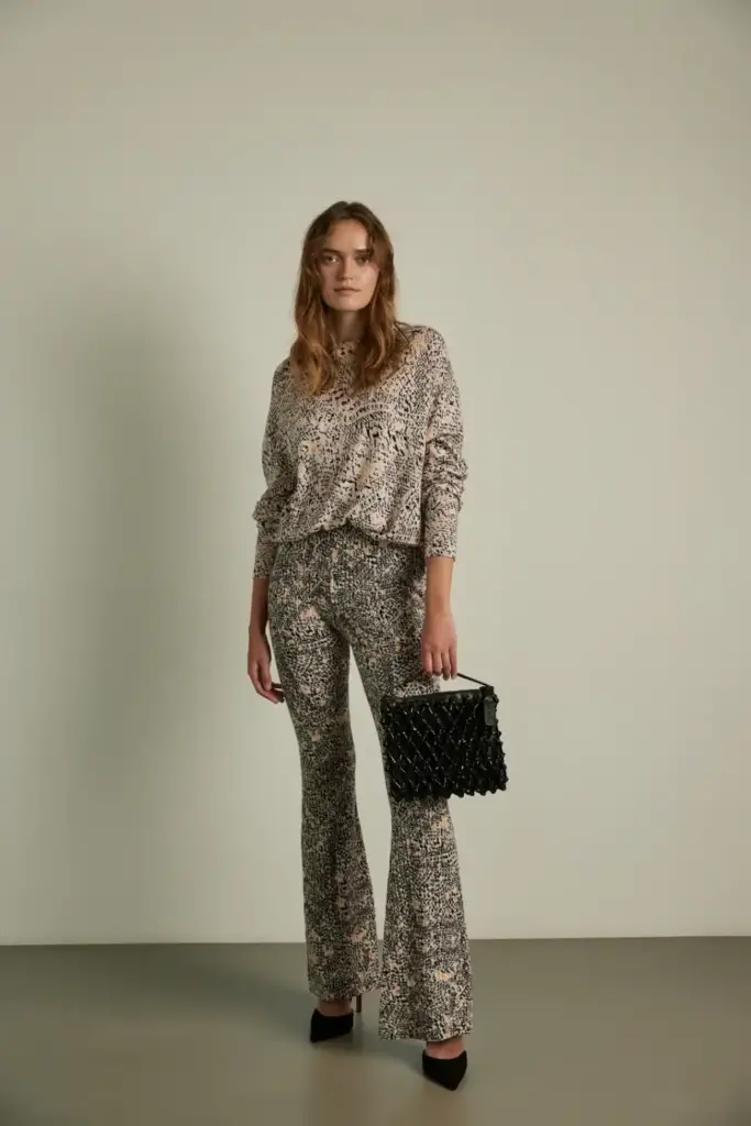 Lala Berlin Pants Kaluli wool heritage garden Große Rabatte