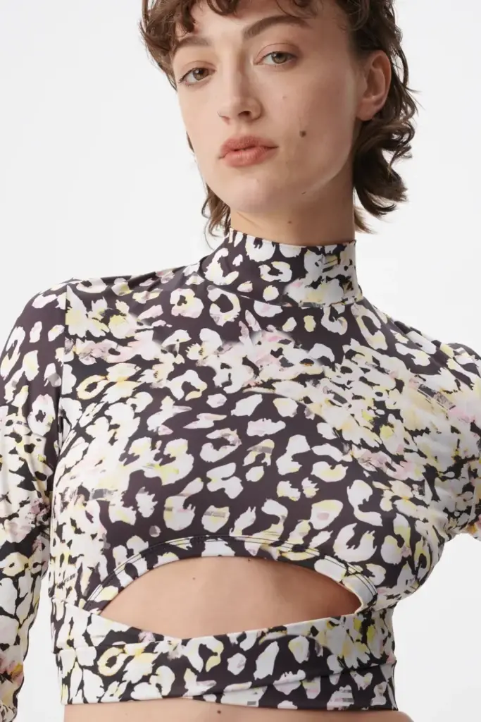 Lala Berlin Longsleeve Issay polyester mix floral leo Neuheiten