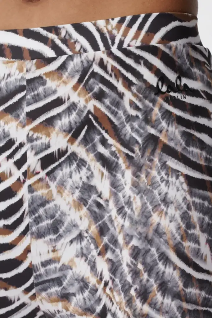 Lala Berlin Legging Leonie polyester mix dark zebra shibori Bestseller