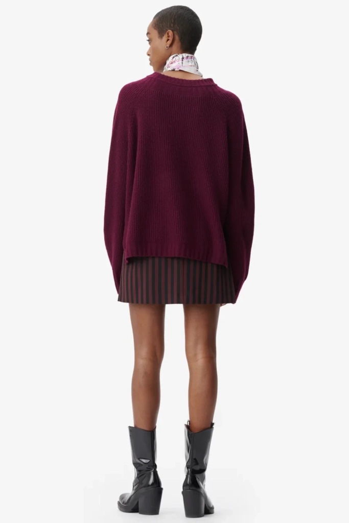 Lala Berlin Jumper Kaleva wool mix fudge Tägliche Deals