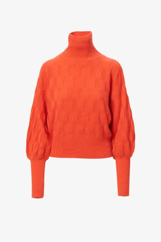 Lala Berlin Jumper Kaito wool mix paprika Riesige Ersparnisse