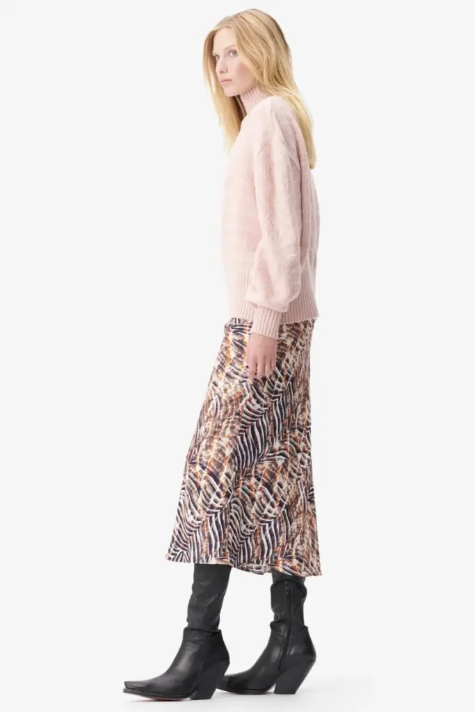 Lala Berlin Jumper Kaariyna wool mouline rosewater VIP-Rabatte