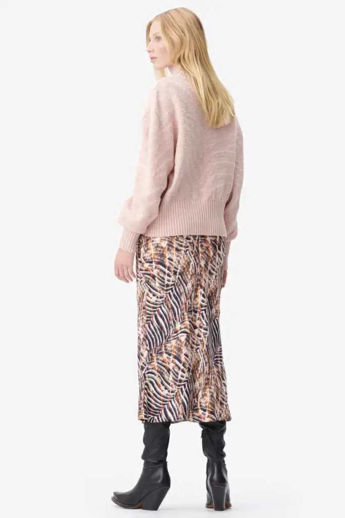 Lala Berlin Jumper Kaariyna wool mouline rosewater VIP-Rabatte