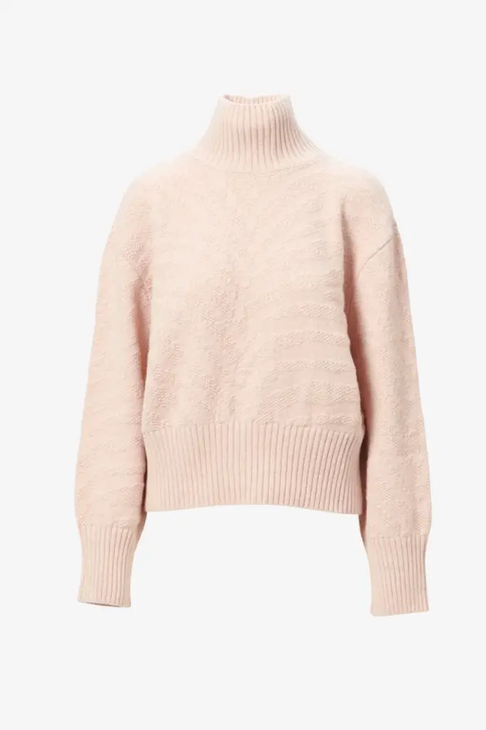 Lala Berlin Jumper Kaariyna wool mouline rosewater VIP-Rabatte