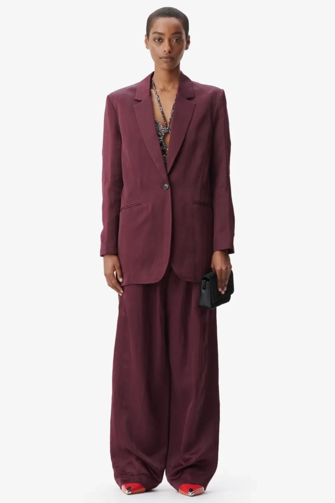 Lala Berlin Jacket Jupi viscose/linen blend fudge Tiefpreis