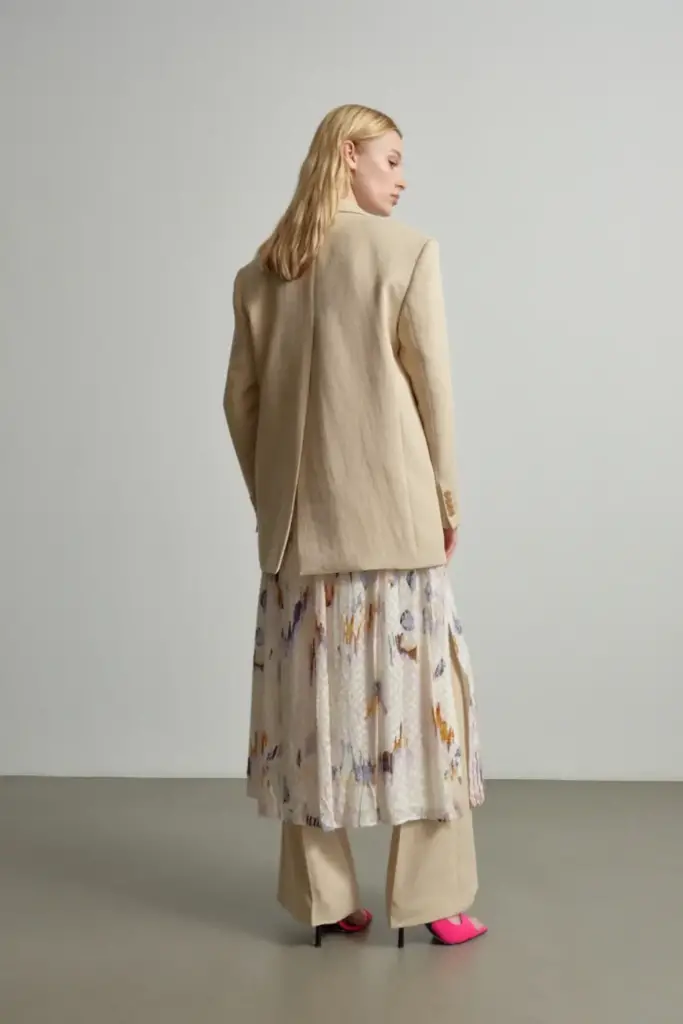 Lala Berlin Jacket Janet viscose mix sesame Begrenzte Freigabe