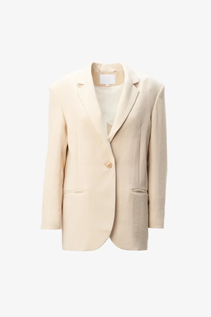 Lala Berlin Jacket Janet viscose mix sesame Begrenzte Freigabe