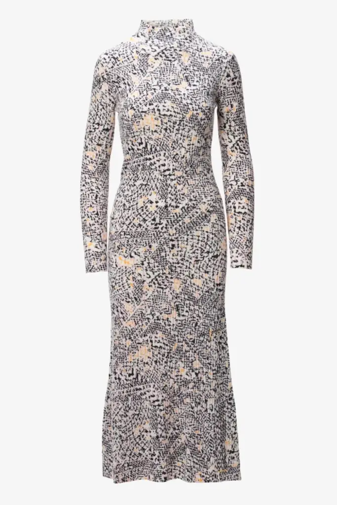Lala Berlin Dress Kato wool heritage garden Letzte 3 Tage