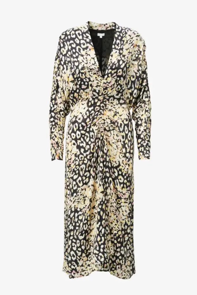 Lala Berlin Dress Diala viscose floral leo Nur für heute