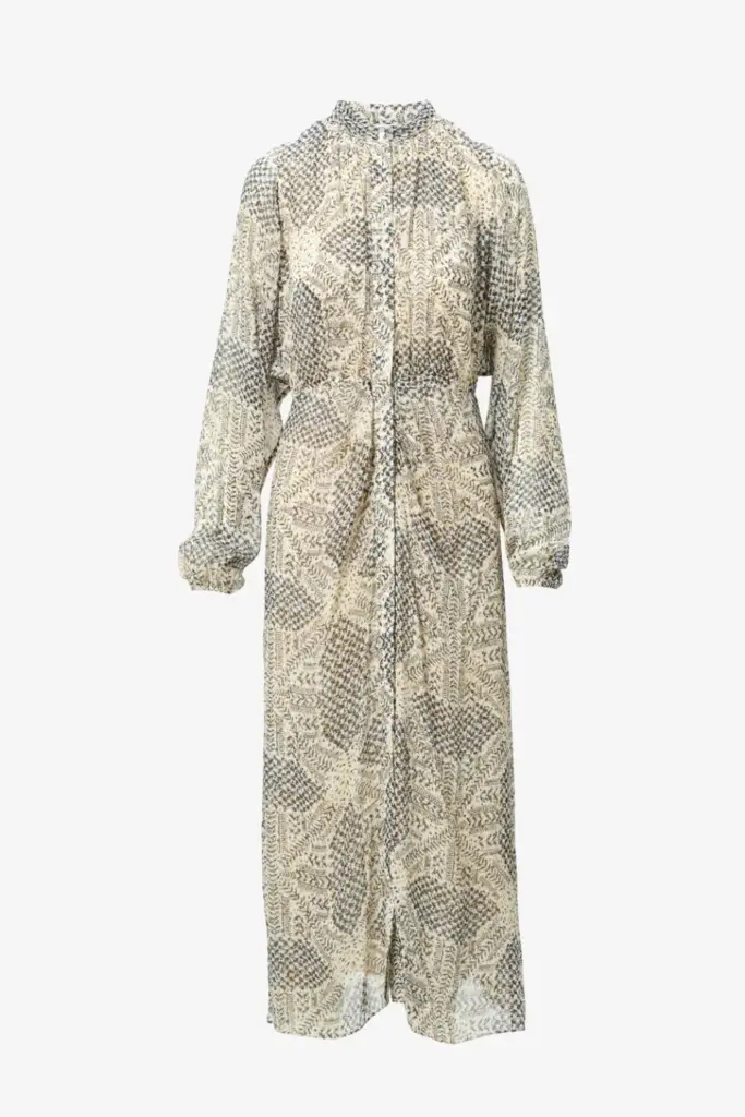 Lala Berlin Dress Dara viscose heritage star vanilla Riesige Rabatte
