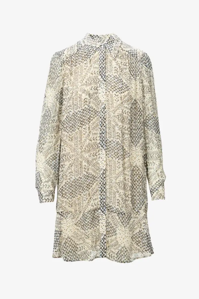 Lala Berlin Dress Dandara viscose heritage off white Kostenloser Versand international