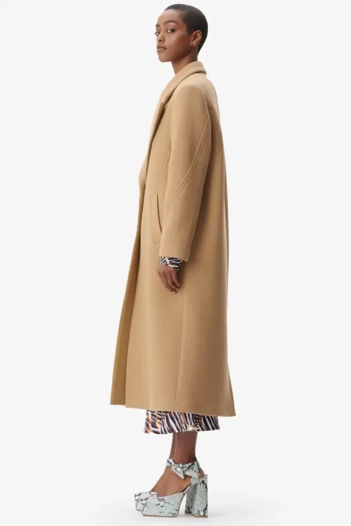 Lala Berlin Coat Orely wool mix toffee 50% Rabatt für begrenzte Zeit