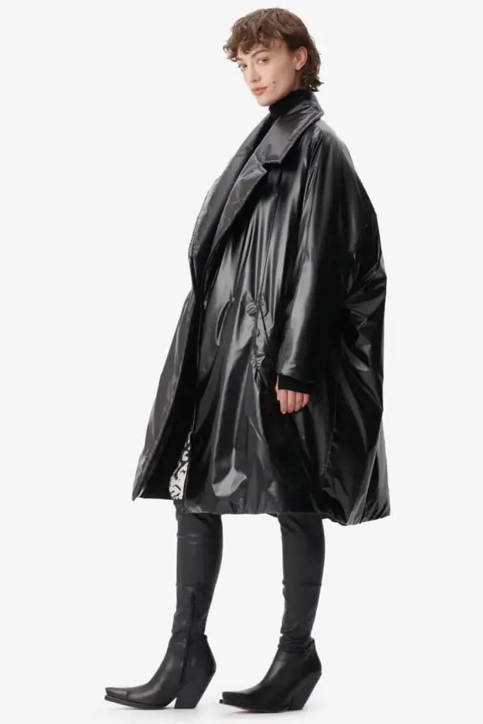 Lala Berlin Coat Ophir polyester black Rabatte dieses Monats
