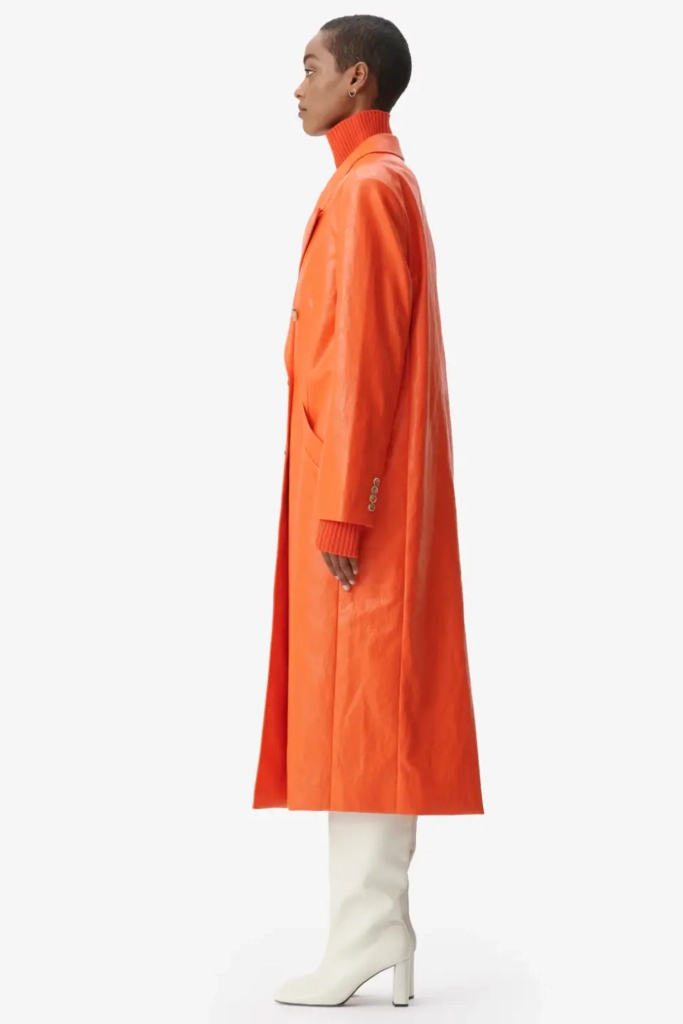 Lala Berlin Coat Odith viscose mix paprika Outlet