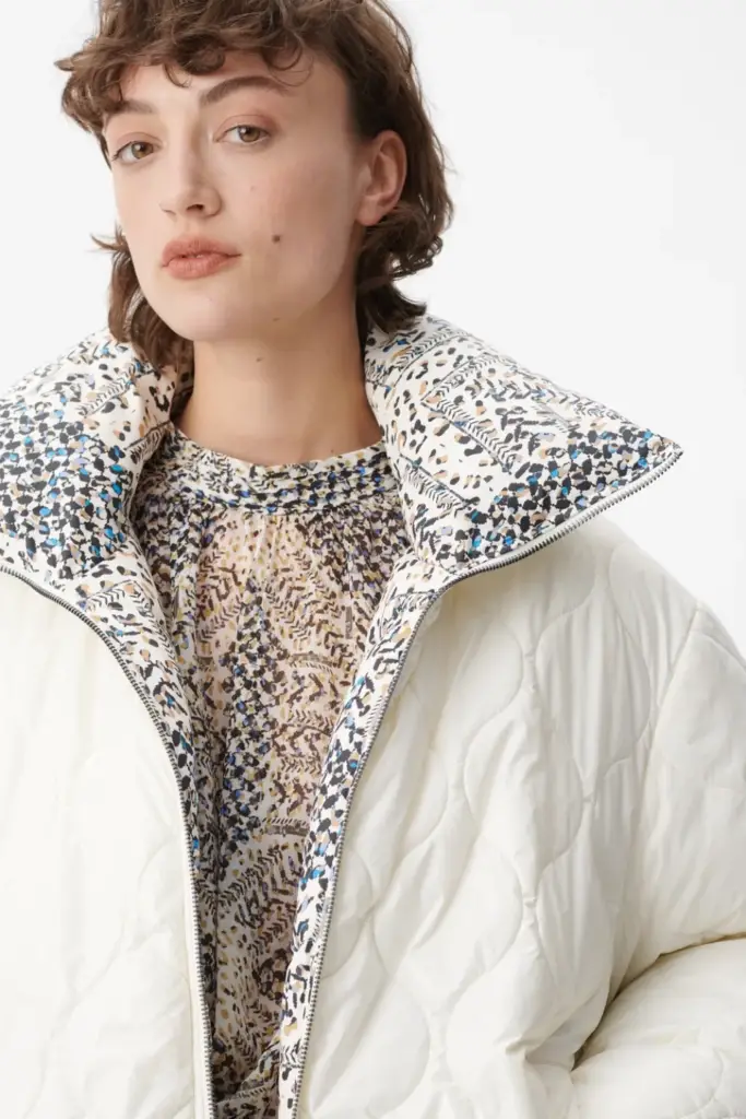 Lala Berlin Coat Odelie polyamide heritage star blue Angebote