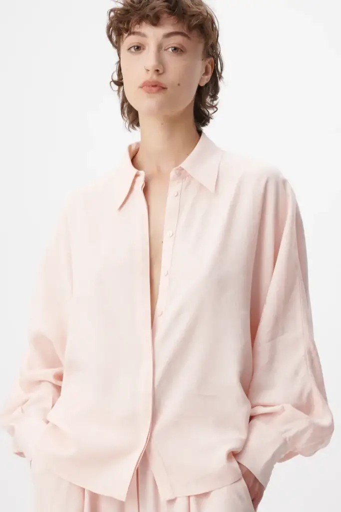 Lala Berlin Blouse Buccia viscose mix lalagram peach blush Hotsell