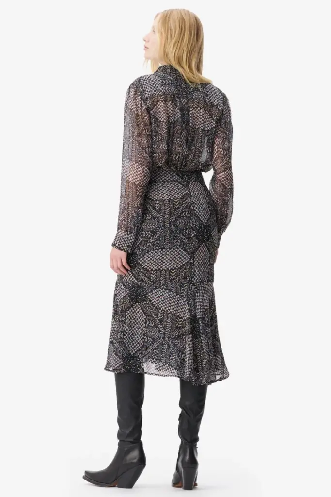 Lala Berlin Blouse Bling viscose heritage star black Meist gekauft