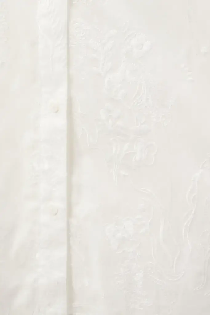Lala Berlin Blouse Bam cotton embroidery white Fabrikpreis