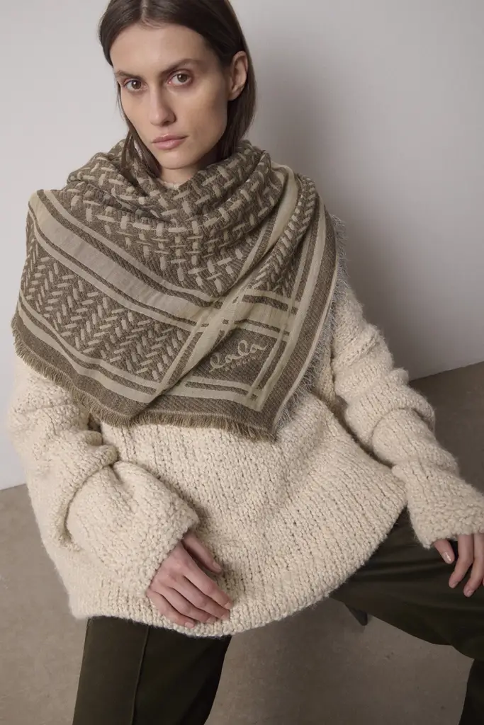 Lala Berlin Triangle Anaya wool mix stone Cyber Monday