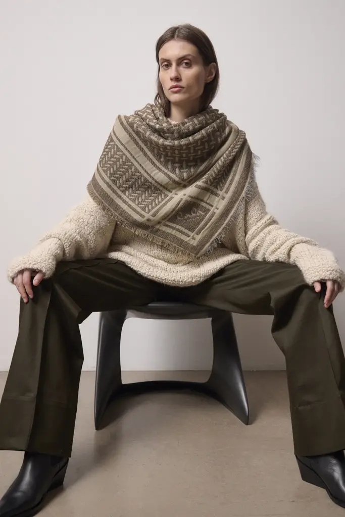 Lala Berlin Triangle Anaya wool mix stone Cyber Monday