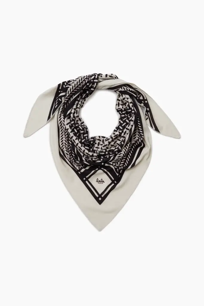 Lala Berlin Triangle Puzzle cashmere alabastro/antracite Saisonale Angebote
