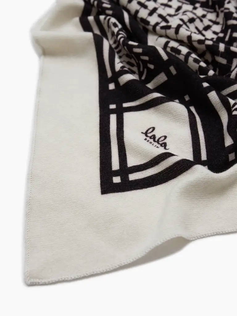 Lala Berlin Triangle Puzzle cashmere alabastro/antracite Saisonale Angebote