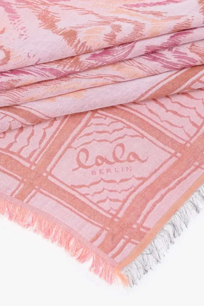 Lala Berlin Triangle Amalino cotton mix paisley park pink Bis zu 60% Rabatt