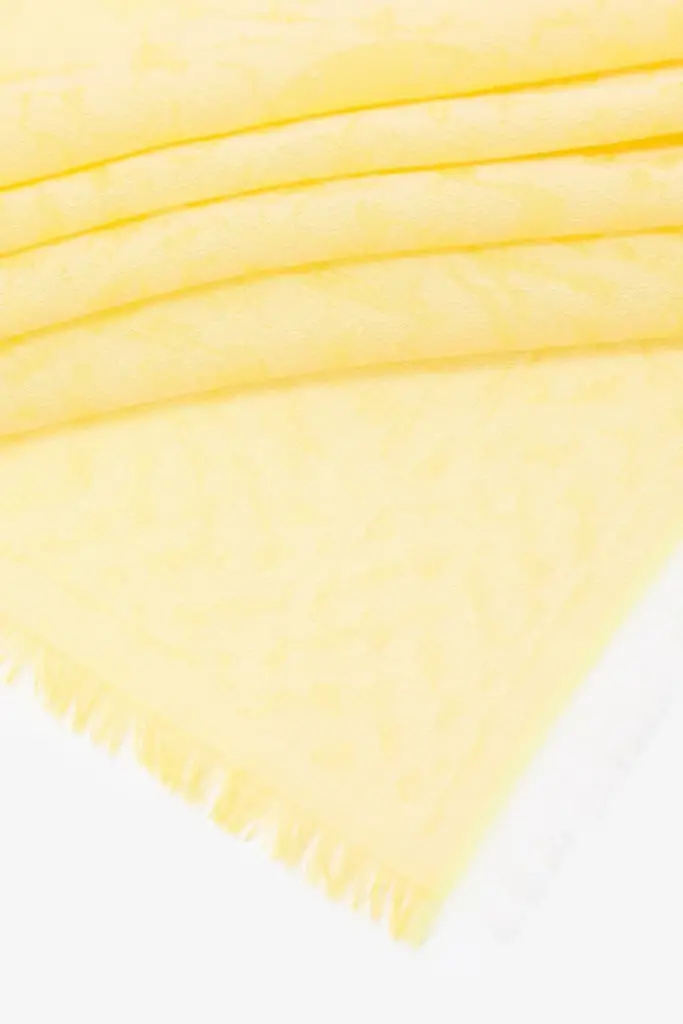 Lala Berlin Scarf Arian cotton diamond yellow Nur für heute