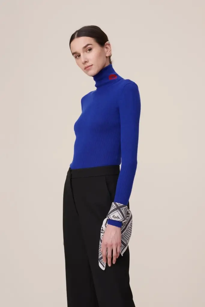 Lala Berlin Triangle Trinity Classic XS cashmere alabastro off white Speichern exportieren