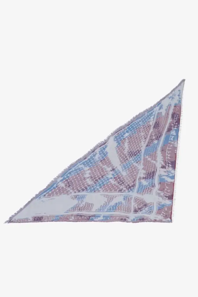 Lala Berlin Triangle Amalin viscose mix shibori fudge Blitzverkäufe