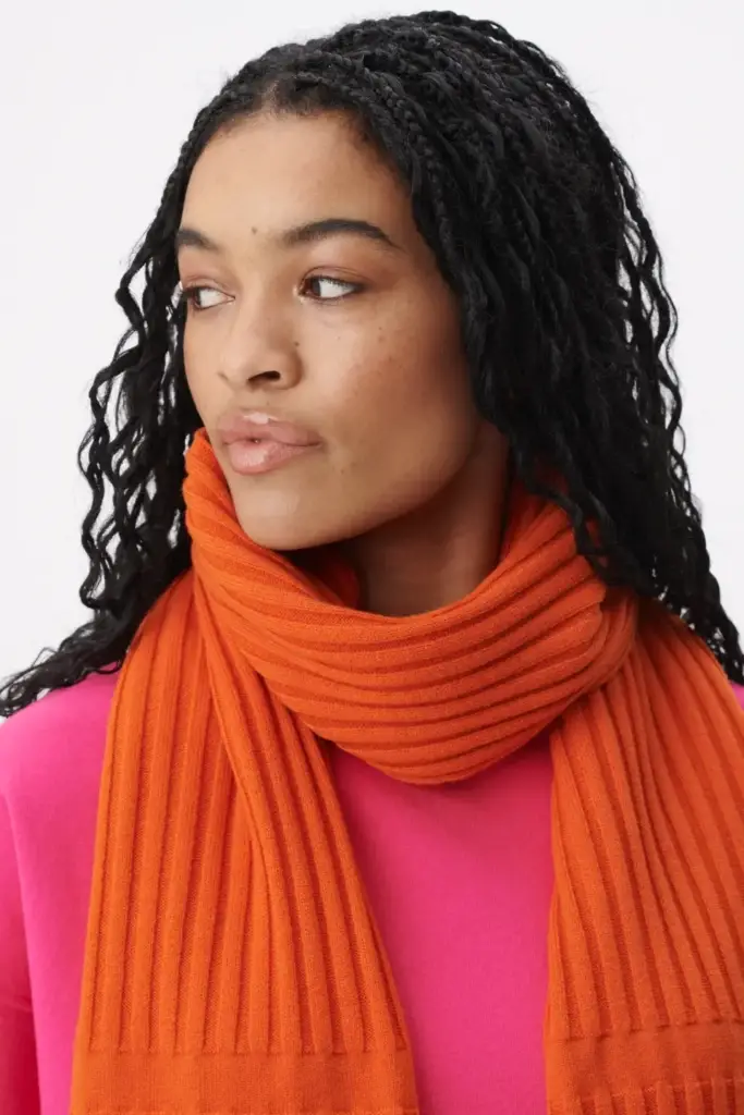 Lala Berlin Scarf Anissa wool mix paprika Großer Ausverkauf