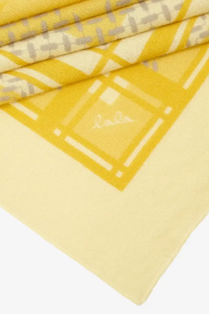 Lala Berlin Triangle Double Heritage cashmere yellow Exklusivangebot