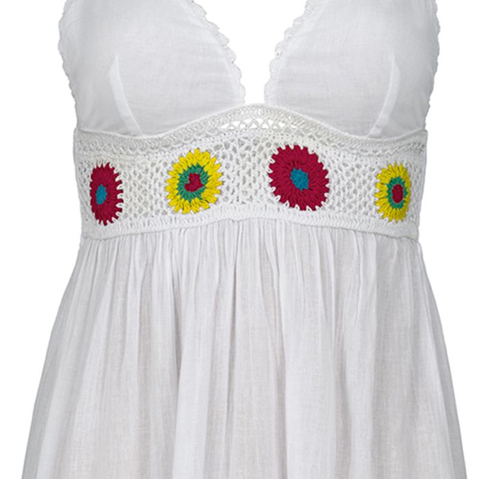 Rosa Faia Style CROCHET DRESS - Strandkleid Auslauf
