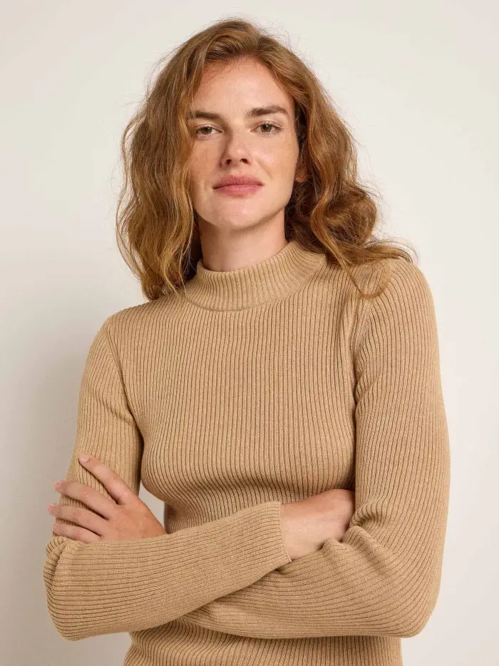 Lanius Stehkragenpullover (GOTS) Kostenlose Rückgabe