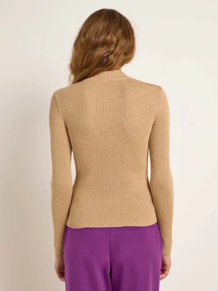 Lanius Stehkragenpullover (GOTS) Kostenlose Rückgabe