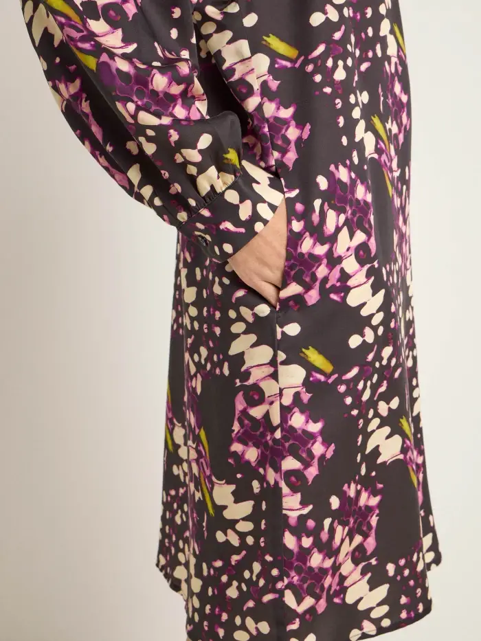 Lanius Kleid mit Kräuseln Begrenzte Freigabe