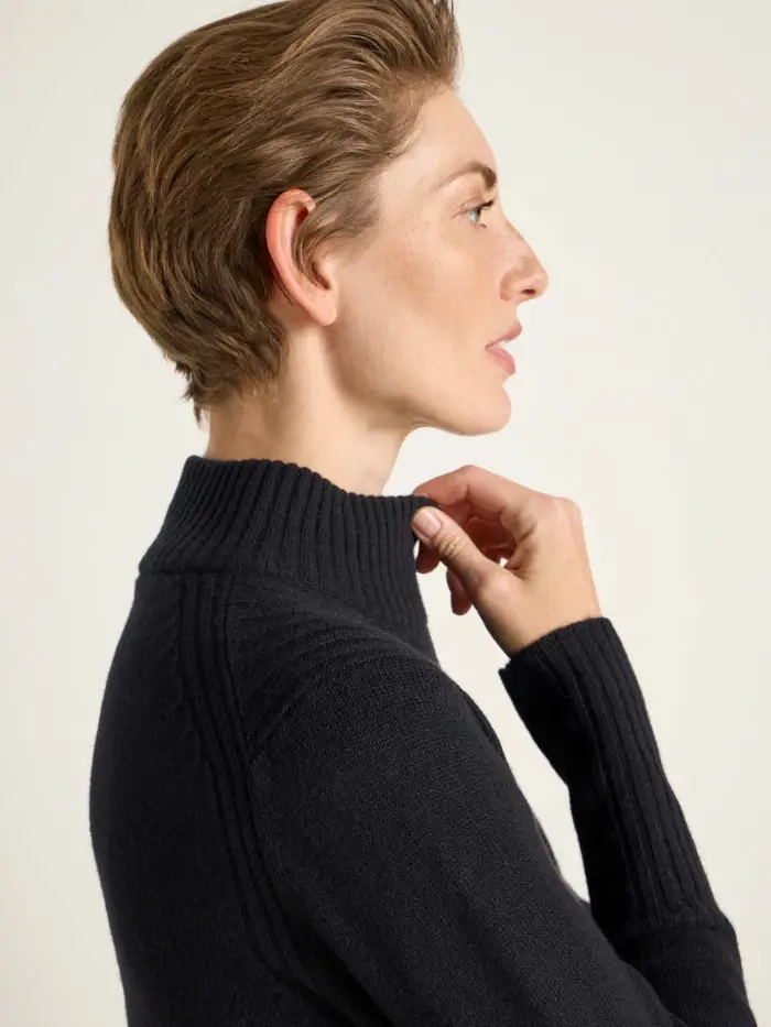 Lanius Rippen-Strickkleid Bis zu 50% Rabatt