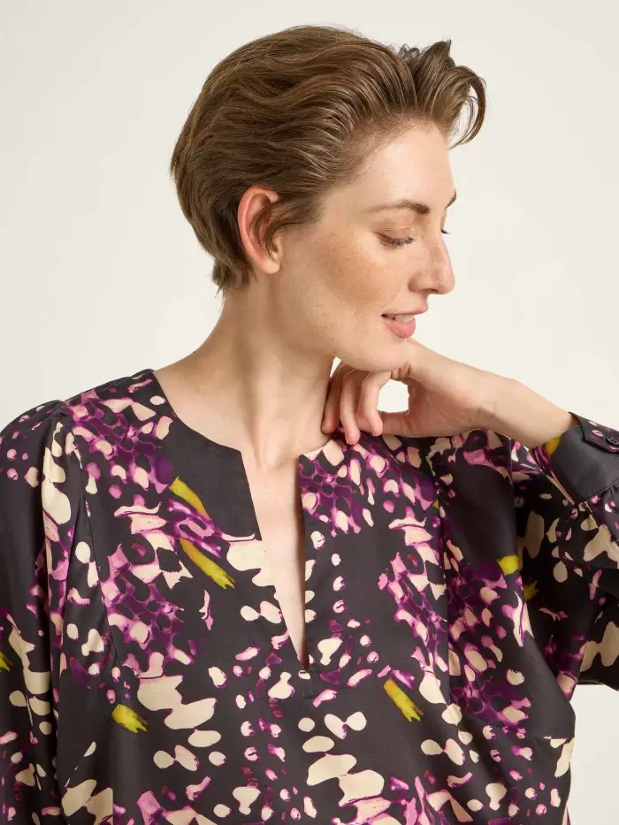 Lanius Bluse mit Kräuseln Bis zu 65% Rabatt