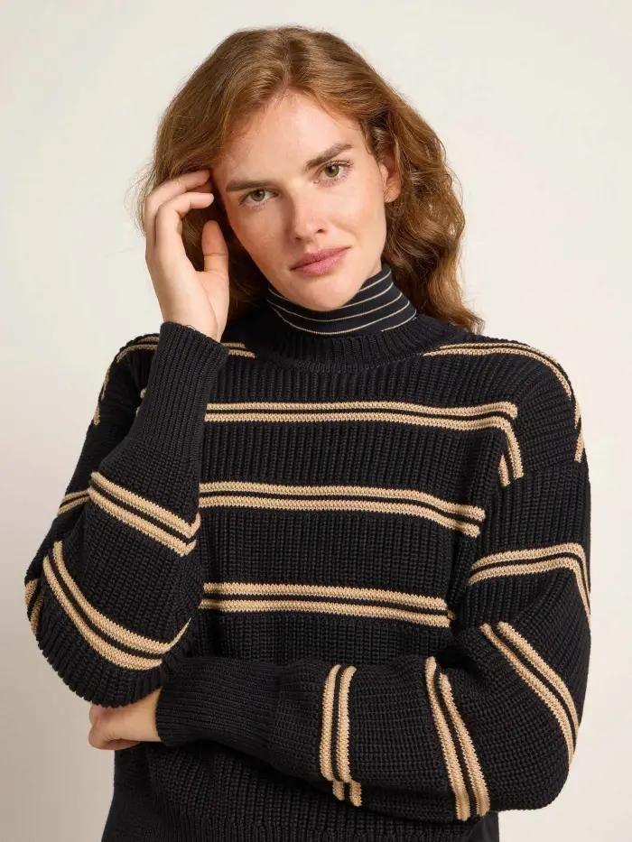 Lanius Streifenpullover (GOTS) Discount Store für neue Produkte