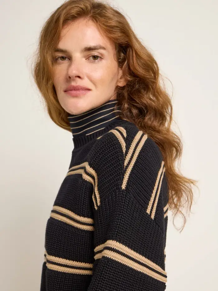 Lanius Streifenpullover (GOTS) Discount Store für neue Produkte