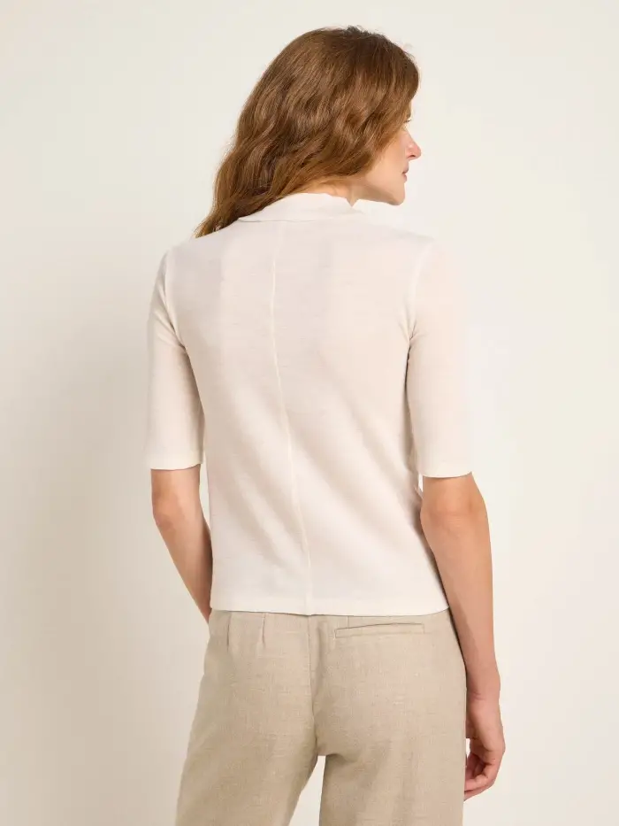 Lanius Halbarmshirt mit Stehkragen (GOTS) Kostenloser Versand international
