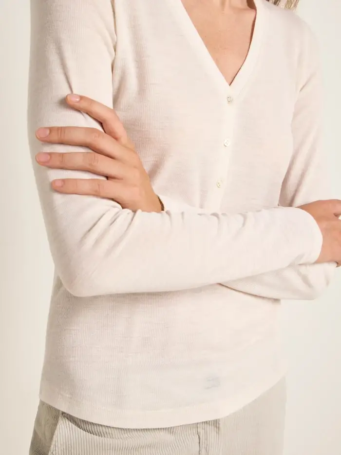 Lanius Shirt mit Knopfleiste (GOTS) Fabrikladen